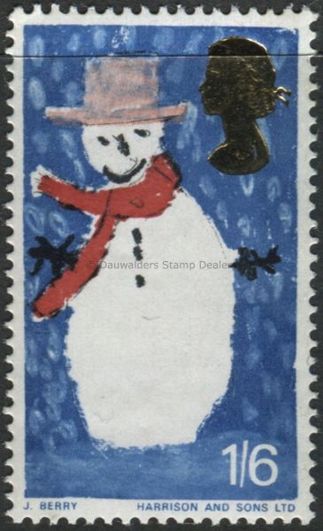 SG714p 1/6d (Phos) 1966 Christmas