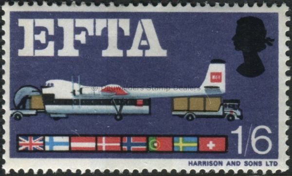 SG716 1/6d 1967 EFTA