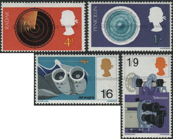 SG752-755 Set of 4 1967 Discoveries