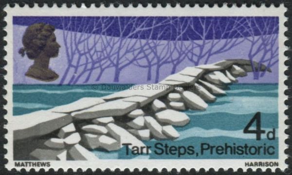 SG763 4d Tarr Steps 1968 Bridges