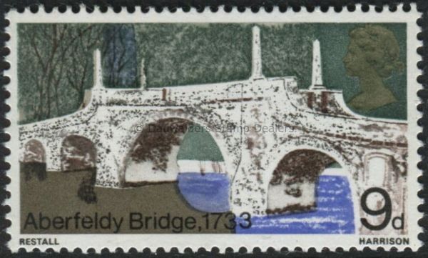 SG764 9d Abefeldy 1968 Bridges