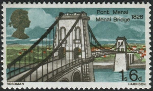 SG765 1/6d Menai 1968 Bridges