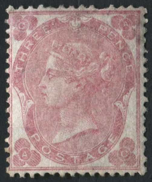 SG77 3d Pale Carmine Rose very fine mint