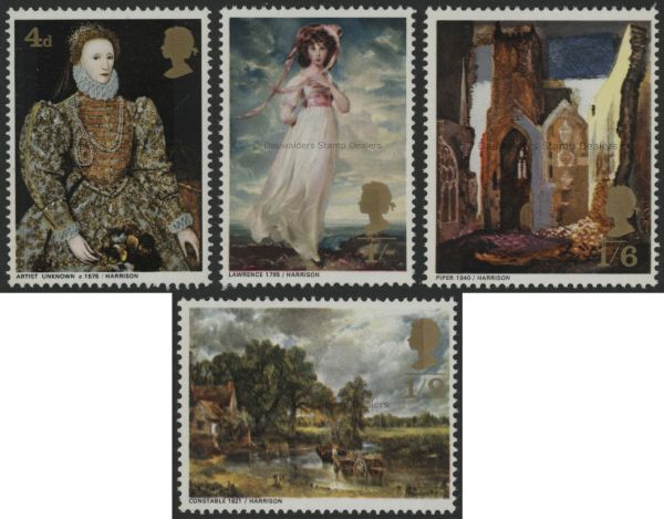 SG771-774 Set of 4 1968 Paintings