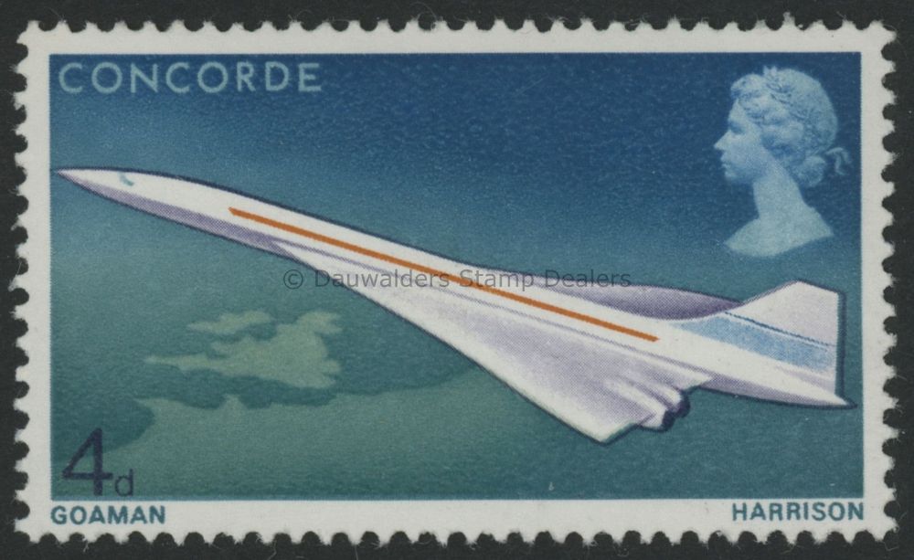 SG784 4d Concorde in Flight 1969 Concorde