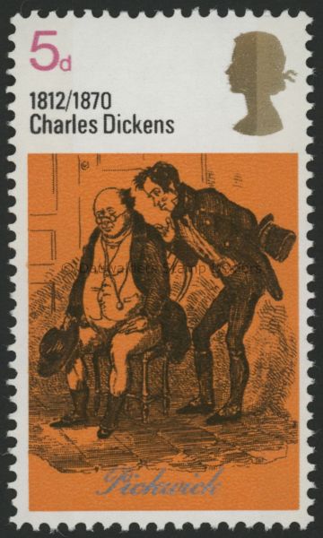 SG824 5d 1970 Dickens