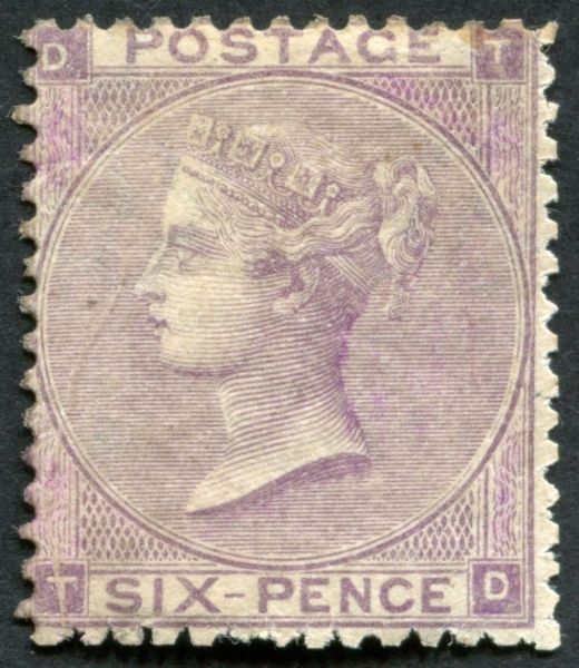 SG83 6d deep Lilac, v fine mint