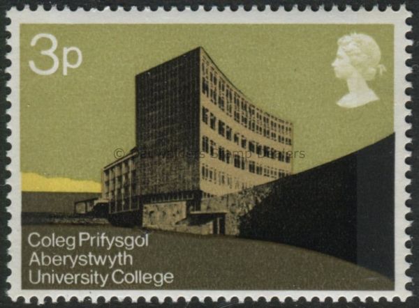 SG890 3p Aberystwyth 1971 Universities