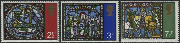 SG894-896 Set of 3 1971 Christmas