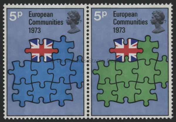 SG920-921 5p Pair 1973 EEC