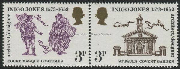 SG935a 3p Pair 1973 Inigo Jones