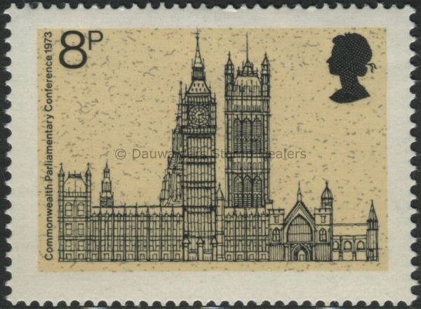 SG939 8p from Whitehall 1973 Parliament