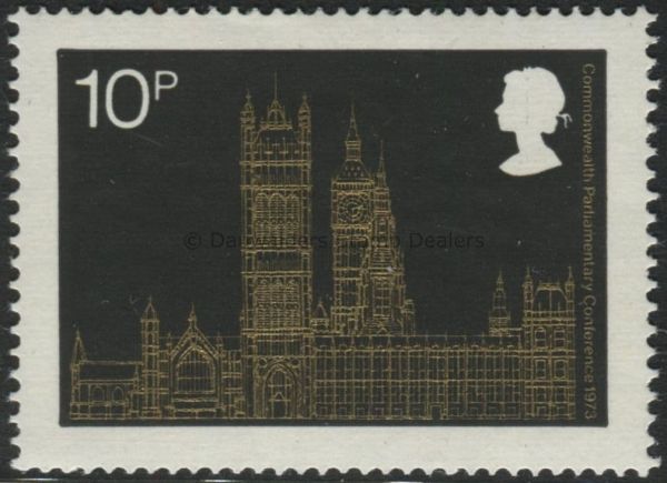 SG940 10p from Millbank 1973 Parliament