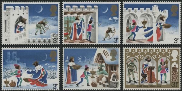 SG943-948 Set of 6 1973 Christmas