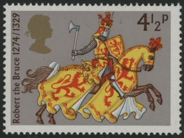 SG958 4p Robert the Bruce 1974 Medieval Warriors