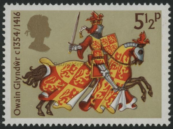 SG959 5 Owain Glyndwr 1974 Medieval Warriors