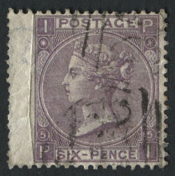 SG96 6d deep Lilac plate 5 PI, fine clear profile