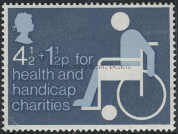 SG970 4p Invalid in Wheelchair 1975 Charity