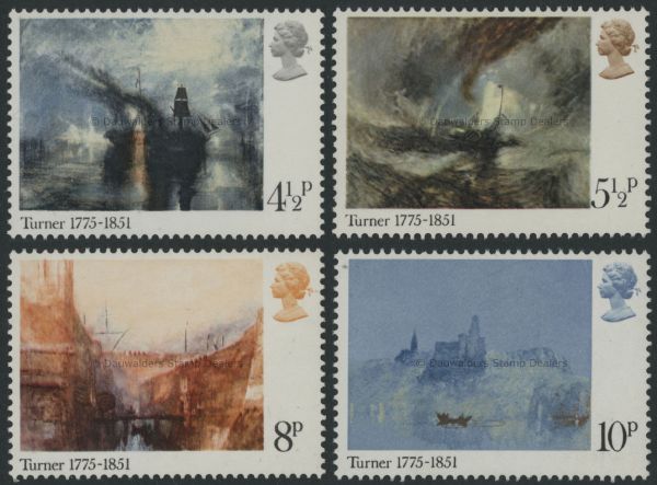 SG971-974 Set of 4 1975 Turner