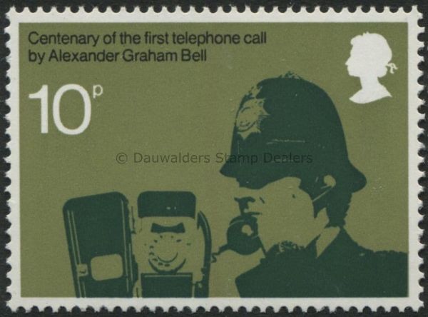 SG998 10p Policeman 1976 Telephone