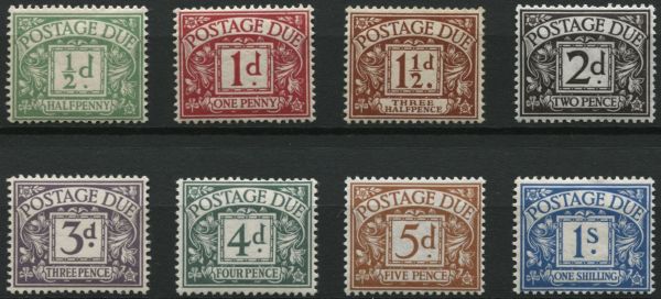 SGD1-D8 Postage Dues d-1/- perfect U/M