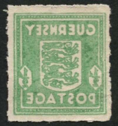 SGG1 variety d Green printed on both sides, U/M