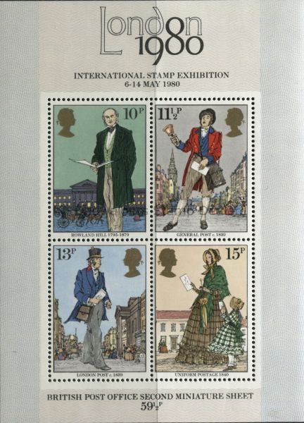 SGMS1099 Miniature Sheet 1979 Sir Rowland Hill