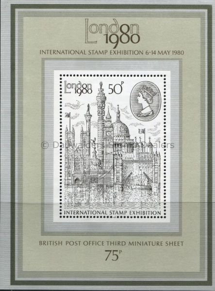 SGMS1119 Miniature Sheet 1980 London 1980