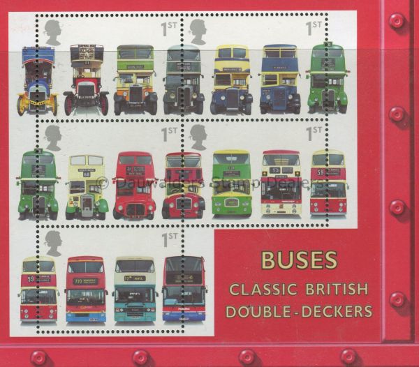 SGMS2215 Double Decker Buses 2001 150th Anniv. First Double Decker Bus