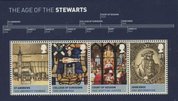 SGMS3053 House of Stewarts (3rd issue) 2010 Kings and Queens House of Stewart 3rd Issue