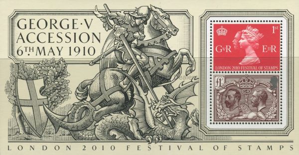 SGMS3065 Accession of KGV ex PSB 2010 Centenary of Accession of King George V