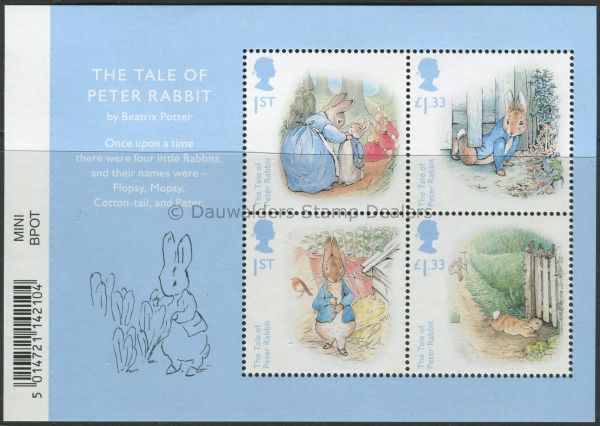 SGMS3868 MS Tale of Peter Rabbit 2016 Beatrix 2nd Issue