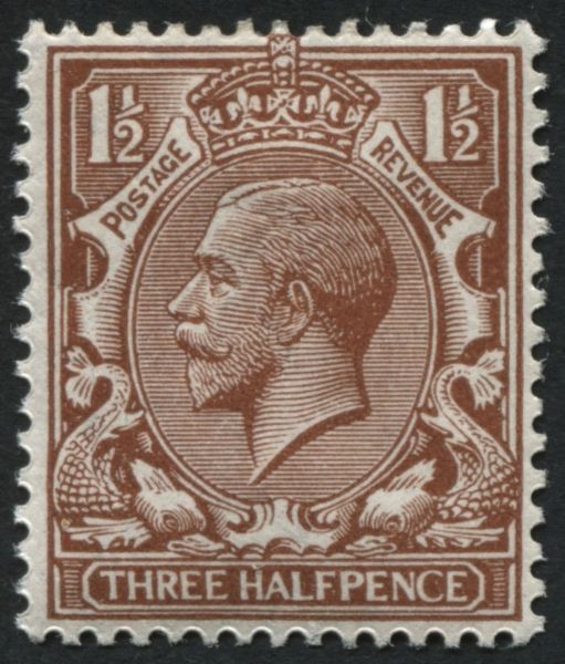 SGN18(6) 1d deep Chocolate Brown fine mint, offered with Hendon certificate