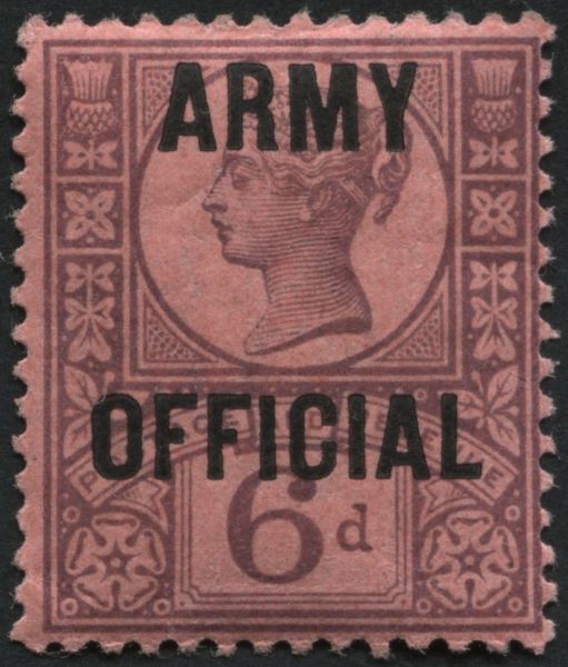 SGO45 I.R. OFFICIAL 6d Purple-Rose U/M