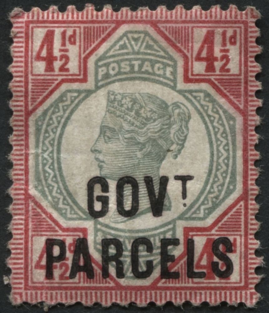 SGO71 Government Parcels 4d fair mint, good colour