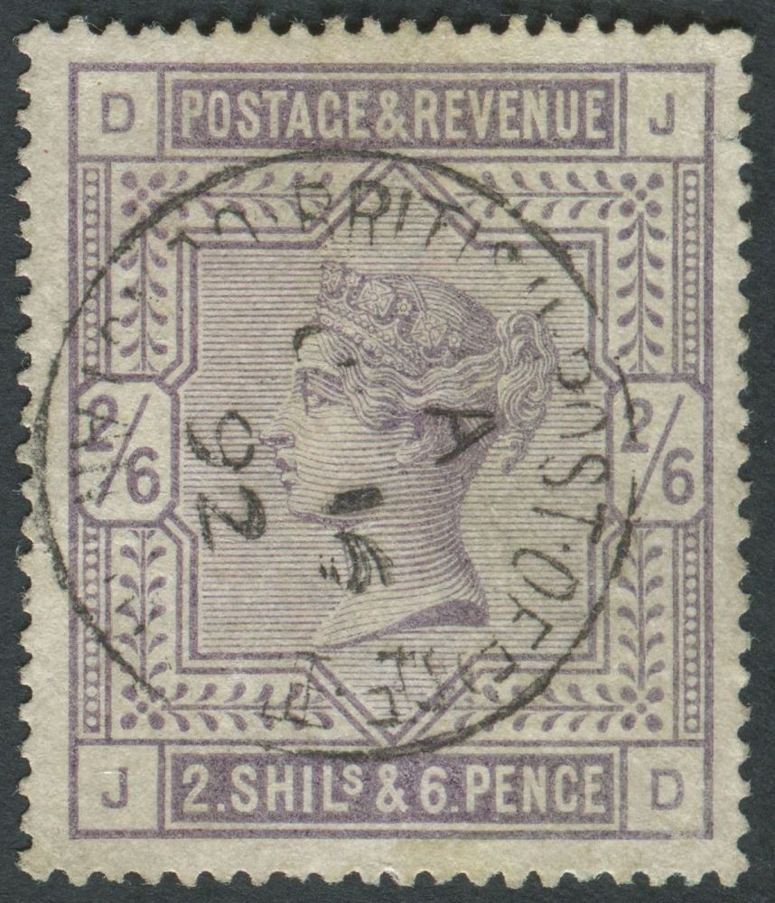 SGZ143 1883-4 2s6d Lilac JD, superb used with central BRITISH POST OFFICE CONSTANTINOPLE cds