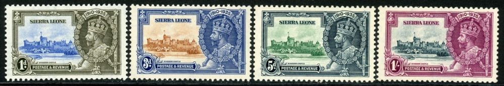 Sierra Leone 1935 SG.181-184 U/M