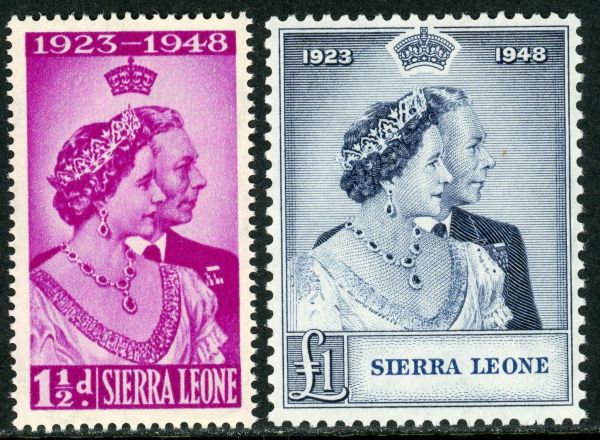 Sierra Leone 1948 SG.203-204 U/M