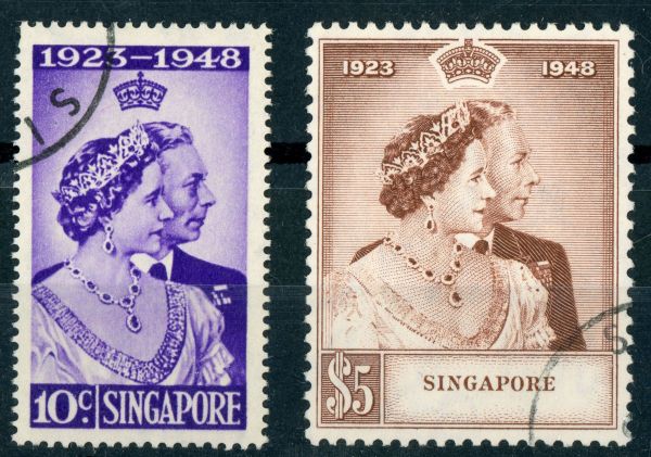 Singapore 1948 SG.31-32 F/U