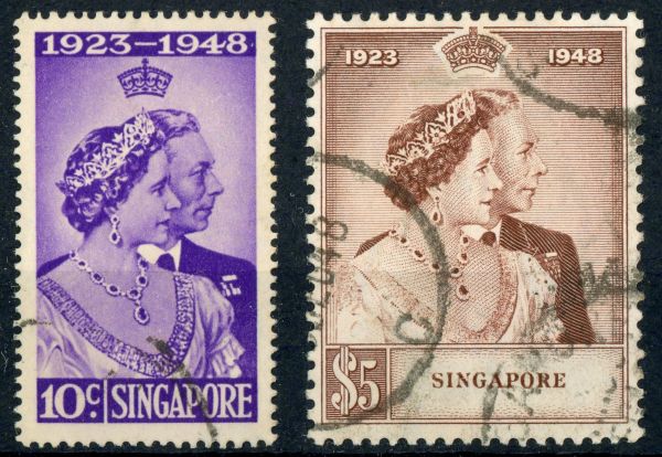 Singapore 1948 SG.31-32 F/U