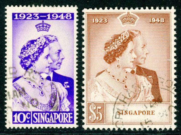 Singapore 1948 SG.31-32 F/U