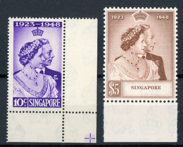 Singapore 1948 SG.31-32 U/M (2)