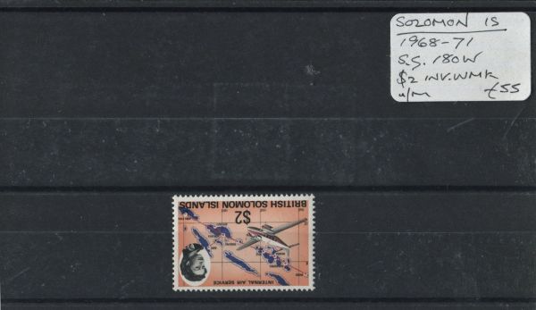 Soloman Is. 1968-71 SG.180w U/M