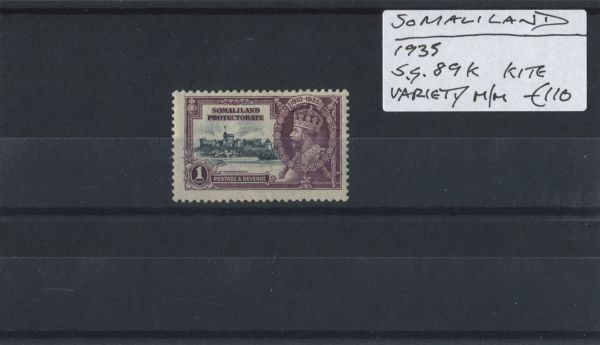 Somaliland 1935 SG.89k Kite Var. M/M