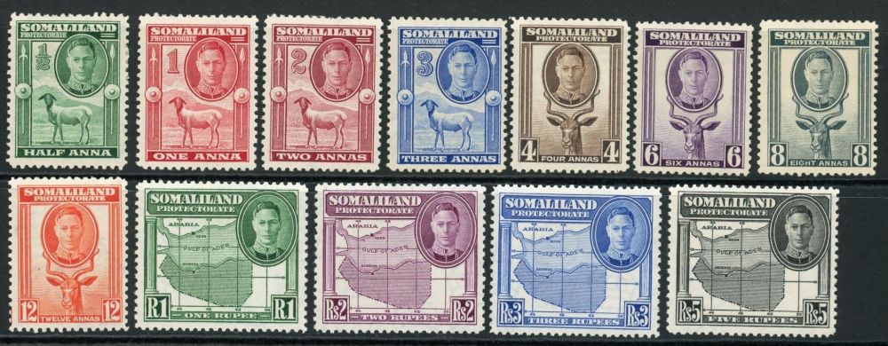 Somaliland 1942 SG.105-116 M/M