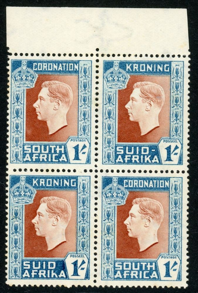 South Africa 1937 SG.75a U/M ''missing Hyphen''