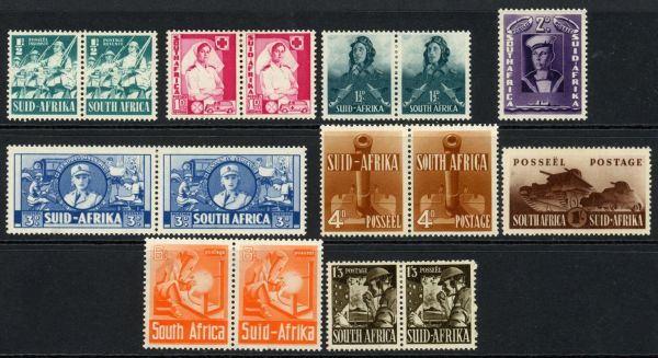 South Africa 1941-46 SG.88-96 M/M