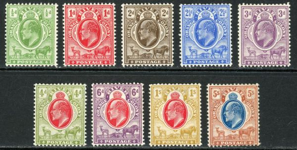 South Africa / Orange River Colony 1903-04 SG.139-147 M/M