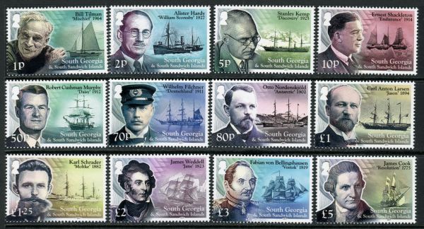 South Georgia and South Sandwich Islands 2015 SG.631-642 U/M