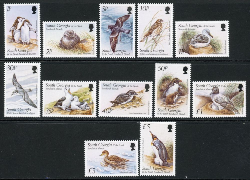 South Georgia and the South Sandwich Islands 1999 SG.294-305 U/M